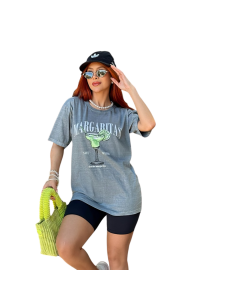 T-SHIRT OVERSIZE - MARGARITAS - CHUMBO STONE