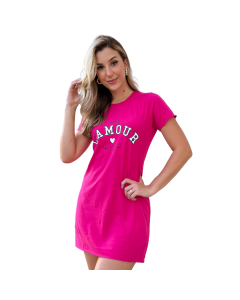 VESTIDO FRESH - CORTE A FIO - L´AMOUR - PINK ESTONADO